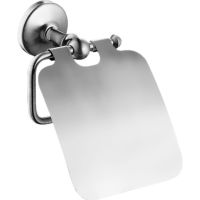 Держатель туалетной бумаги Art&Max Antic AM-E-2683AL с крышкой Хром — фото 1, Держатели туалетной бумаги