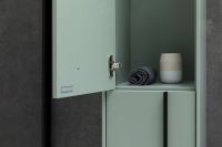 Шкаф пенал Allen Brau Reality 30 L 1.32002.CGM подвесной Олива матовая — фото 30, Пеналы для ванной комнаты