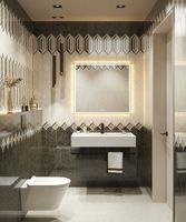 Керамический декор Kerama Marazzi Бикуш грань глянцевый TOC003 9,8х9,8 см — фото 3, Керамическая плитка