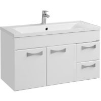 Тумба под раковину Aquaton Диор 100 1A167701DR010 подвесная Белая — фото 1, Тумбы под раковину