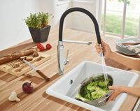 Товар: Смеситель для кухни Grohe Essence New 30294000 Хром Черный - фото 4 Смеситель для кухни Grohe Essence New 30294000 Хром Черный — фото 4, Смесители