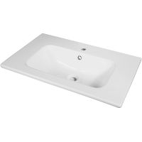 Комплект мебели для ванной ASB-Woodline Рома 80Н Белый — фото 5, Мебель для ванной