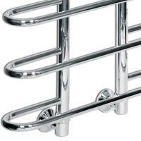 Водяной полотенцесушитель Ника Mix Вираж 80x50 Хром — фото 4, Водяные полотенцесушители