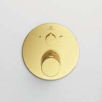 Товар: Смеситель для душа Ideal Standard Ceratherm T100 A5814A2 с термостатом Brushed Gold - фото 2 Смеситель для душа Ideal Standard Ceratherm T100 A5814A2 с термостатом Brushed Gold — фото 2, Смеситель для душа
