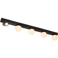 Потолочный светильник Artelamp Zosma A2608PL-5BK Белый Черный — фото 1, Светильники