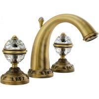 Смеситель для раковины Migliore Cristalia 18583 Бронза — фото 1, Смесители