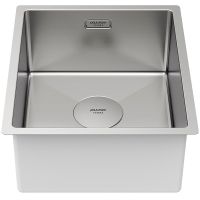 Кухонная мойка Paulmark Next 38 Uni PM213844-BS Брашированная сталь — фото 2, Кухонные мойки