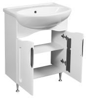 Тумба под раковину Stella Polar Сильва 60 SP-00000203 Белая — фото 3, Тумбы под раковину