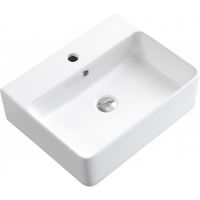 Раковина Esbano Circon 52 ESRNCIRC52W Белая — фото 1, Раковины накладные