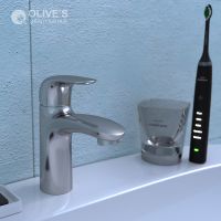 Смеситель для раковины Olive's Castilla 07100CS Хром — фото 2, Смесители для раковины