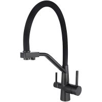 Смеситель для кухни Viko V-5862 Черный матовый — фото 1, Смесители для кухни