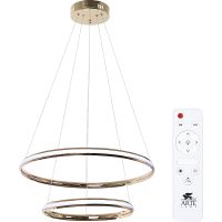 Подвесной светильник Artelamp Meridiana A2198SP-2GO Белый Золото — фото 1, Подвесные светильники