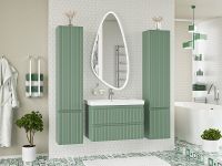 Зеркало Brevita Venus 60 VEN-Var-060-white с подсветкой Белое матовое с сенсорным выключателем — фото 5, Мебель для ванной