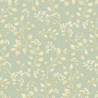Обои Grandeco Icon IC 3003 Винил на флизелине (0,53*10,05) Зеленый, Листья/Цветы — фото 1, Обои для стен