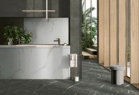 Керамогранит Vitra Silk Marble Порто Неро Матовый R9 Ректификат K947790R0001VTET 60х60 см — фото 2, Керамогранит