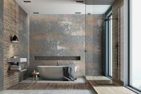 Керамогранит Premium GT Metal Rust Серо-бежевый PGT1206010015MLR 60х120 см — фото 2, Керамогранит