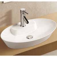 Раковина WeltWasser Elbach 3203 61 10000003858 Белый глянец — фото 1, Раковины накладные