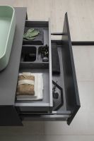 Тумба под раковину Allen Brau Infinity 85 1.21002.AM подвесная Антрацит матовый — фото 9, Тумбы под раковину