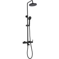 Душевая система beWash BV1MMSS6612 Черная матовая — фото 1, Душевое оборудование. Душевая программа