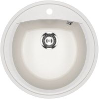 Кухонная мойка Ulgran Classic U-603-341 Ультра-белая — фото 1, Кухонные мойки