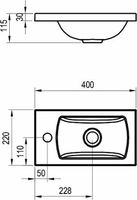 Товар: Раковина Ravak Classic II 40 XJX01140004 Белая - фото 5 Раковина Ravak Classic II 40 XJX01140004 Белая — фото 5, Раковины