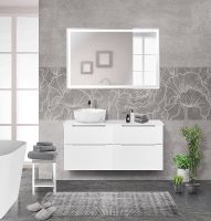 Тумба под раковину BelBagno Etna-H60 60 ETNA-H60-600-2C-SO-BL-P подвесная Bianco Lucido — фото 26, Тумбы под раковину