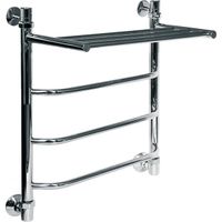 Водяной полотенцесушитель Ника Trapezium ЛТ/ВП 50x60 с полкой Хром — фото 2, Водяные полотенцесушители