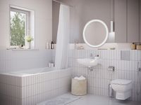 Товар: Раковина Santek Лонги 55 1WH501755 Белая - фото 12 Раковина Santek Лонги 55 1WH501755 Белая — фото 12, Раковины