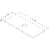 Столешница под раковину AM.PM Func 120 M8FST1200WM Белая матовая — фото 3, Раковины