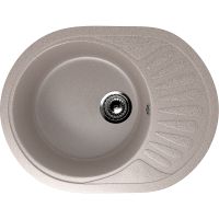 Кухонная мойка Ulgran Classic U-107m-302 Песочная — фото 1, Кухонные мойки