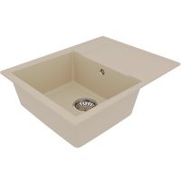 Кухонная мойка Lemark Imandra 640 9910020 Бежевая — фото 2, Кухонные мойки