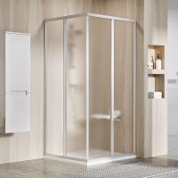 Душевая дверь Ravak Supernova SRV2-90 195 S 14V70UO2ZG профиль Сатин стекло Grape — фото 2, Душевые двери в нишу