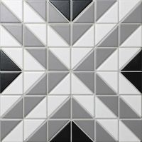 Керамическая мозаика StarMosaic Albion Cube Grey TR2-CL-SQ2 27,5x27,5 см — фото 1, Мозаика