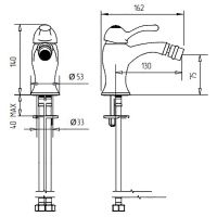 Товар: Смеситель для биде Migliore Lem Swarovski 18873 Бронза - фото 3 Смеситель для биде Migliore Lem Swarovski 18873 Бронза — фото 3, Смесители