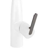 Смеситель для кухни Kaiser Claro 22144-24 Белый матовый Вороненая сталь — фото 4, Смесители