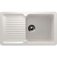 Кухонная мойка Ulgran Classic U-506-341 Ультра-белая — фото 1, Кухонные мойки