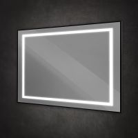 Зеркало BelBagno Kraft 120 SPC-KRAFT-1200-800-SENS-NERO с подсветкой Черное с сенсорным выключателем — фото 3, Зеркала в ванную комнату