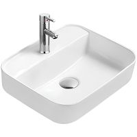 Раковина Aquatek Вега 50 AQ5506-00 Белая — фото 1, Раковины накладные