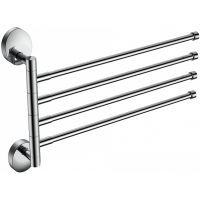 Полотенцедержатель CeramaLux Valencia 73214-4 поворотный Хром — фото 1, Полотенцедержатели