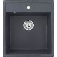 Кухонная мойка Ulgran Classic U-406-343 Антрацит — фото 1, Кухонные мойки