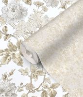 Обои Prima Italiana Carnevale 80712 Винил на флизелине (1,06*10) Серый/Бежевый/Золото, Штукатурка — фото 3, Обои для стен