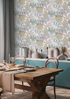 Обои RASCH Garden 868258 Винил на флизелине (0,53*10,05) Разноцветный, Листья/Цветы — фото 4, Обои для стен