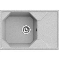 Кухонная мойка GranFest Unique GF-U-740L Серая — фото 2, Кухонные мойки