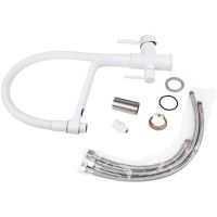 Товар: Смеситель для кухни Viko V-5604 Белый матовый - фото 6 Смеситель для кухни Viko V-5604 Белый матовый — фото 6, Смесители