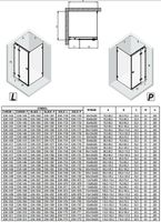Душевой уголок New Trendy Avexa Black 100x110 R EXK-1593 профиль Черный стекло прозрачное — фото 14, Душевые уголки