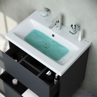 Товар: Тумба под раковину AM.PM Gem 60 M90FHX06022GM подвесная Графит матовый - фото 3 Тумба под раковину AM.PM Gem 60 M90FHX06022GM подвесная Графит матовый — фото 3, Мебель для ванной