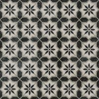 Декор Kerama Marazzi Фреджио 1 черно-белый VT\A294\SG1544N 20х20 см — фото 1, Керамогранит