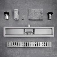 Душевой лоток Ростовская Мануфактура Сантехники РМС ТЛ-03-70х7 с решеткой Нержавеющая сталь — фото 4, Душевые лотки