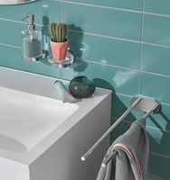 Полотенцедержатель Emco Round 4350 001 40 двойной Хром — фото 4, Полотенцедержатели