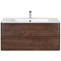 Тумба под раковину Vincea Vico 100 VMC-2V100RW подвесная R.Wood — фото 1, Тумбы под раковину